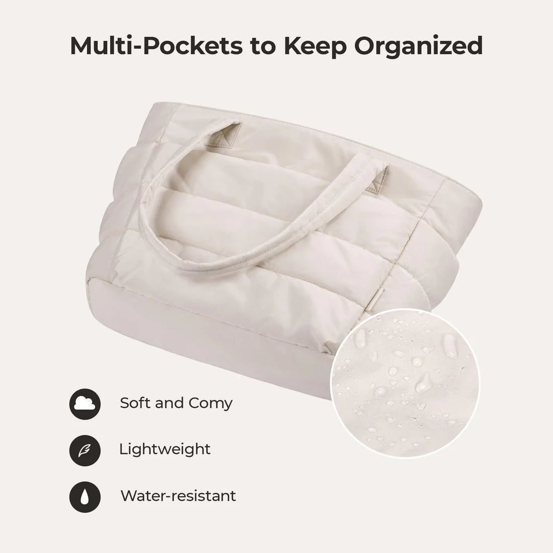 Bagsmart Puffy Tote Bag